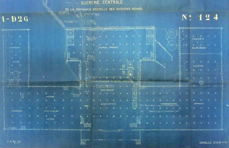 Sucrerie de betteraves de la Compagnie Nouvelle des Sucreries Réunies (C.N.S.R.), devenue Générale Sucrière, puis Saint-Louis Sucre