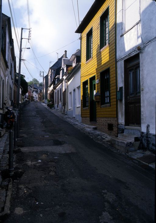 Le quartier de la Ville-Basse à Saint-Valery-sur-Somme