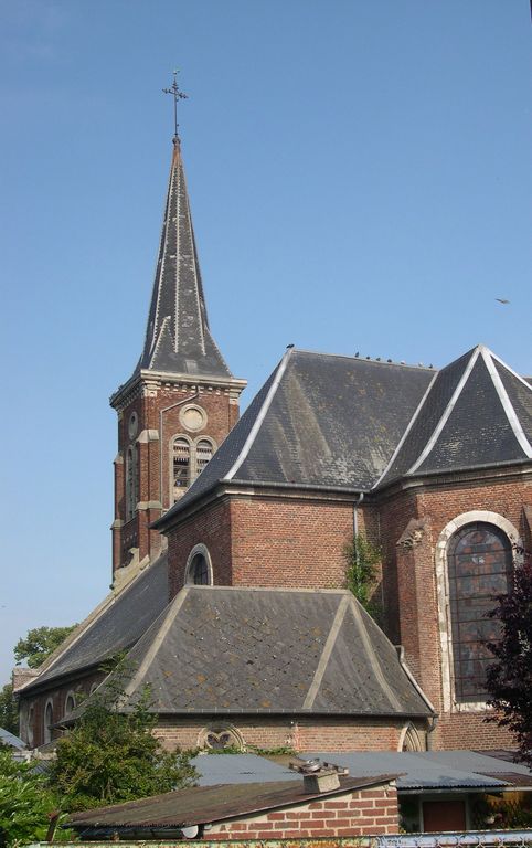 Église paroissiale et ancien cimetière de la Décollation-de-Saint-Jean-Baptiste d'Allonville