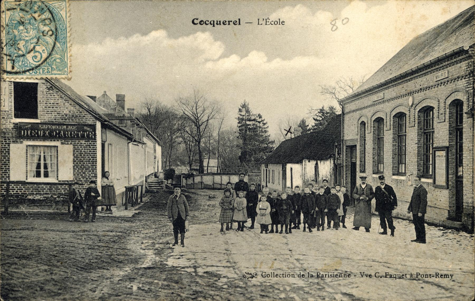 Ancienne mairie-école, actuellement mairie de Cocquerel