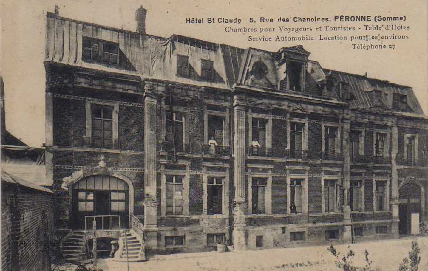 Hôtel Saint-Claude. carte postale (coll. part).