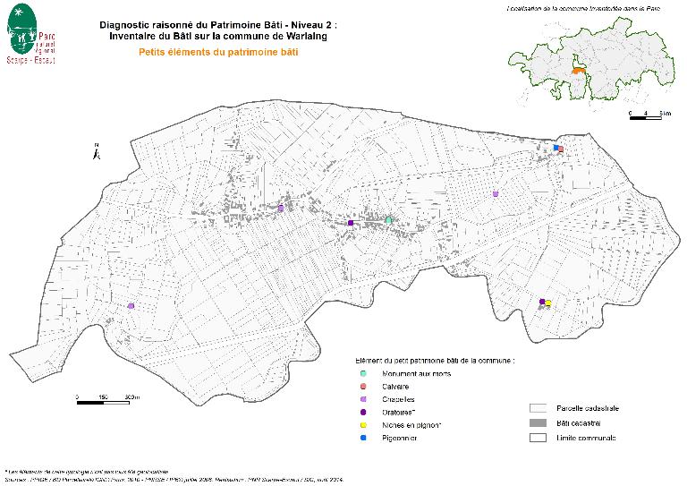 Le territoire communal de Warlaing