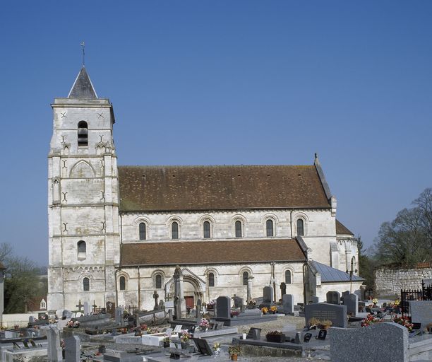 Ancienne église abbatiale Notre-Dame du Pré de Berteaucourt-les-Dames, devenue église paroissiale Saint-Nicolas