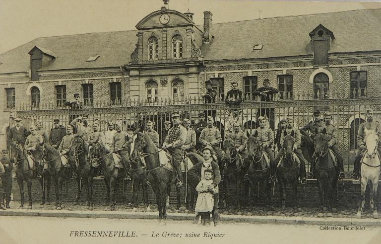 Ancienne usine de serrurerie et fonderie Charles Guerville, puis Ch. Guerville Fils et Riquier Frères, puis Guerville, Riquier et Cie puis usine de serrurerie Bricard