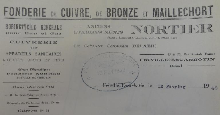 Ancienne usine de serrurerie Beauval et Acoulon, puis Ets Nortier, aujourd'hui robinetterie Delabie