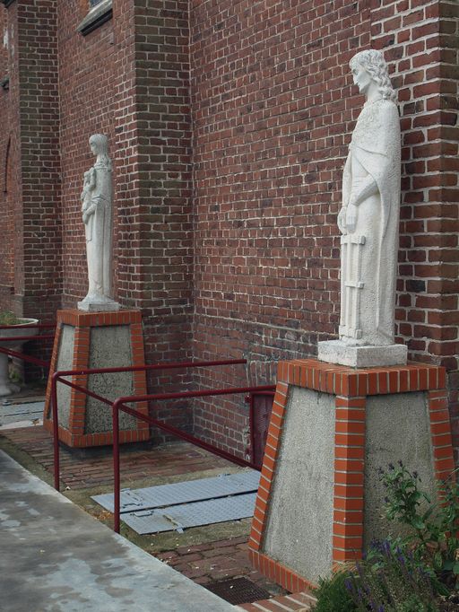 Ensemble de deux statues : Vierge à l'Enfant ; Saint Joseph