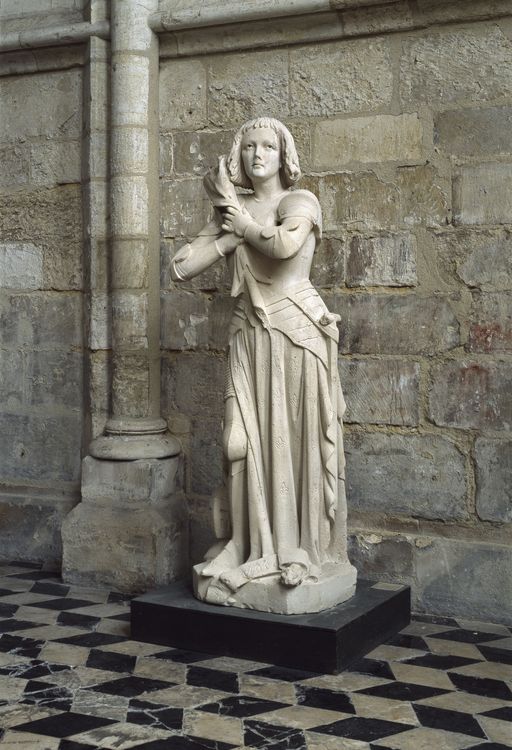 Statue (grandeur nature) : la bienheureuse Jeanne d'Arc