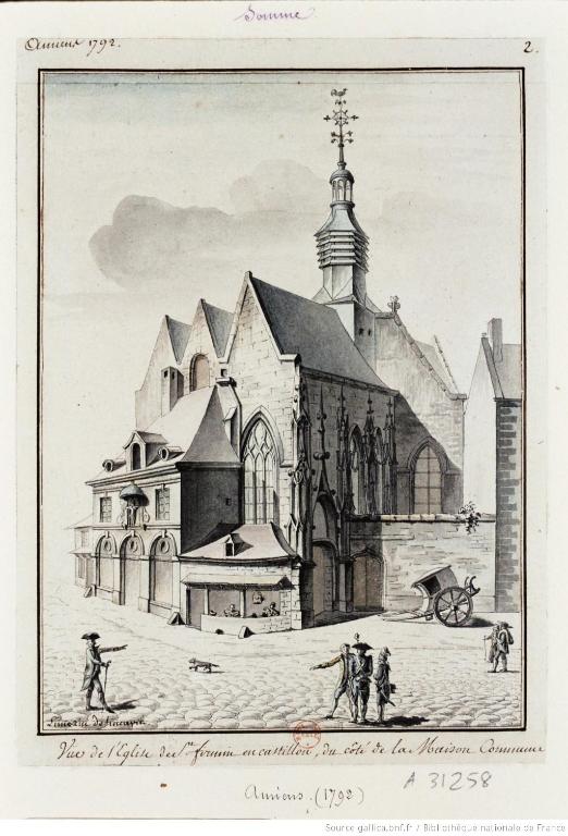 Ancienne église paroissiale et cimetière Saint-Firmin-en-Castillon d'Amiens (détruits)