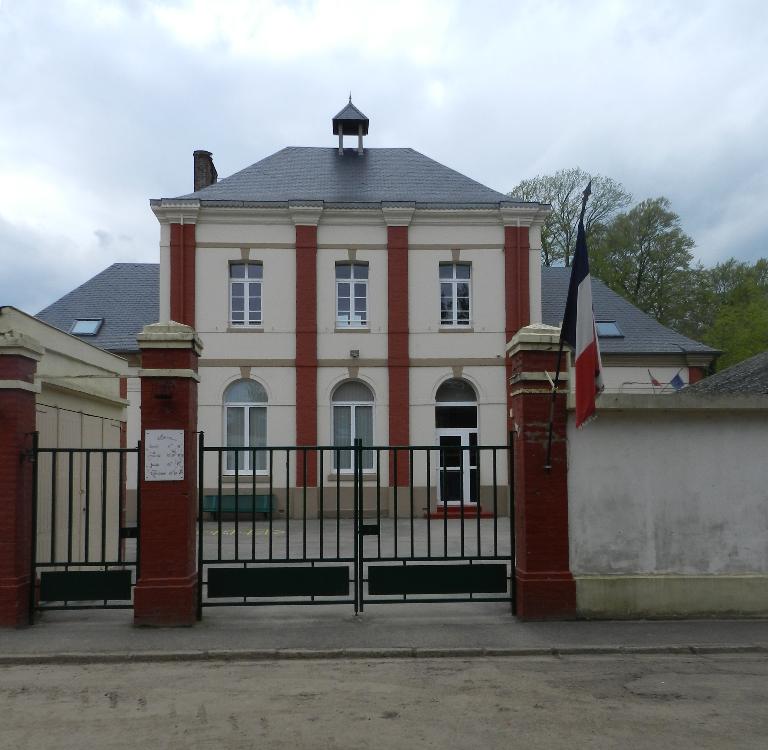 Ancienne école primaire mixte et mairie de Vaudricourt