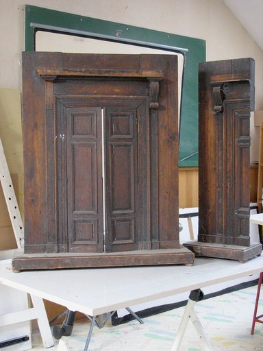 Ensemble de deux maquettes de portes