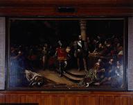 Tableau : le majeur Eurvin refusant de signer la capitulation de Boulogne