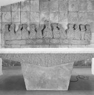 Bas-relief : Cène
