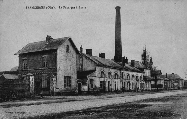 Sucrerie de betteraves Thirial Bertin et Compagnie, puis Sucrerie et Distillerie de Francières