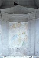 Relief écrasé : hommage à l'hôpital Saint-Louis