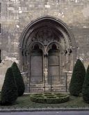 Elévation sud du grand transept : portail "du cloître".