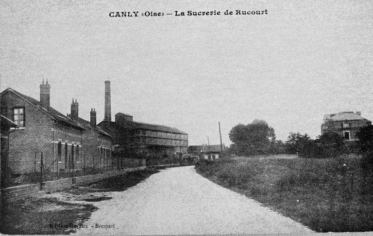 Ancienne sucrerie de betteraves Stievenart, puis sucrerie et distillerie d'alcool Stievenart et Lefebvre ou de Rucourt (vestiges)