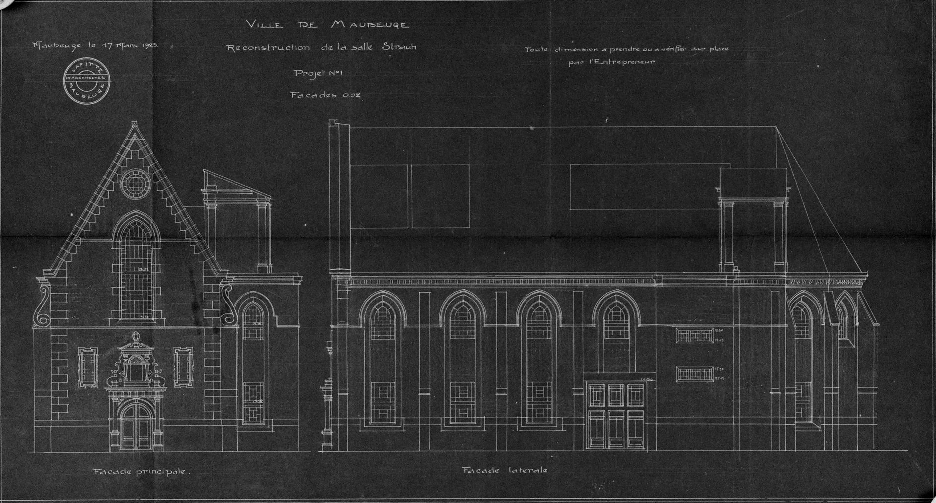 Ancienne chapelle du collège des Jésuites, puis salle des fêtes dite Salle Sthrau