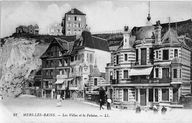 Les villas au nord de l'esplanade, carte postale, 1er quart 20e siècle (coll. part.).