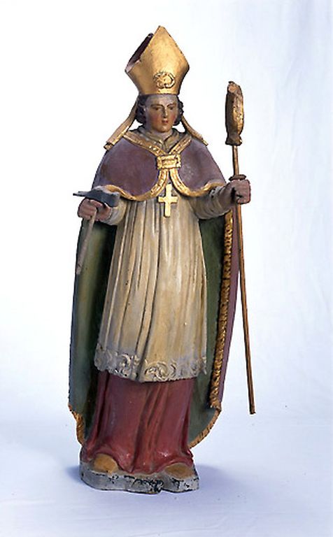 Ensemble de deux statues : Saint Eloi et Saint Médard
