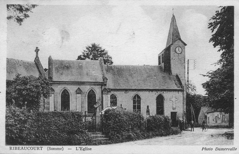 Église paroissiale Saint-Sulpice et cimetière de Ribeaucourt