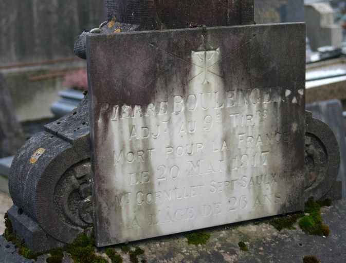 Tombeau (stèle funéraire) du chanoine Boulenger