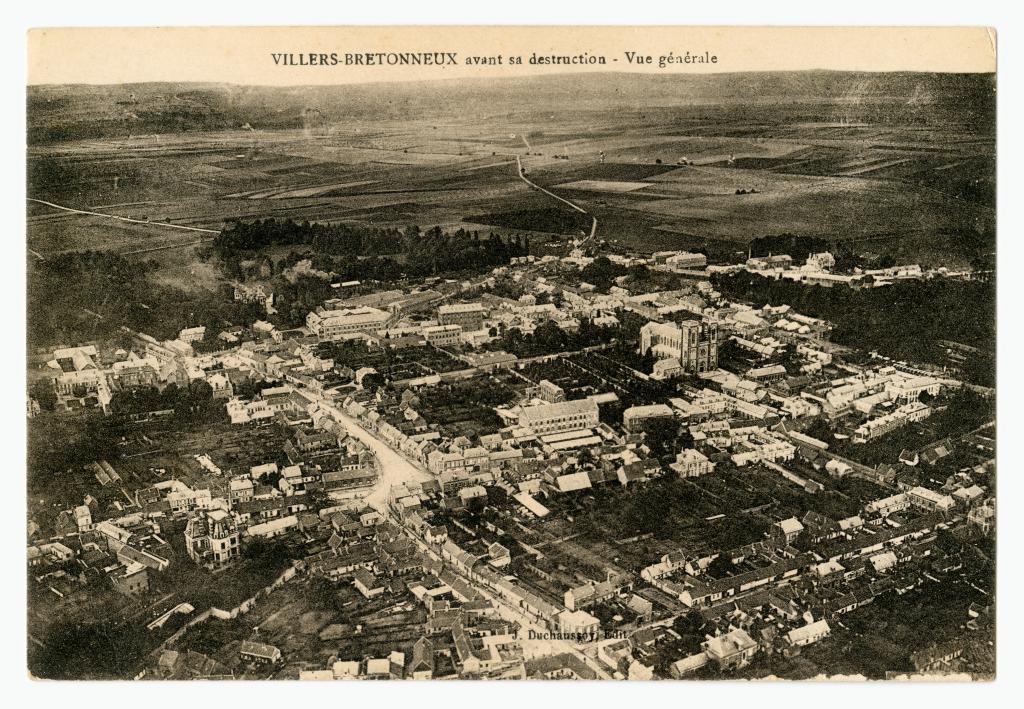 La ville de Villers-Bretonneux