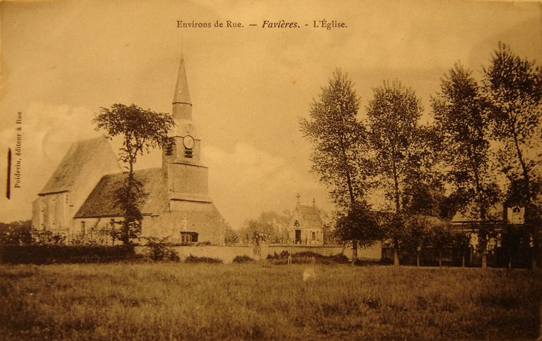 Eglise paroissiale Saint-Jean-Baptiste de Favières et son cimetière