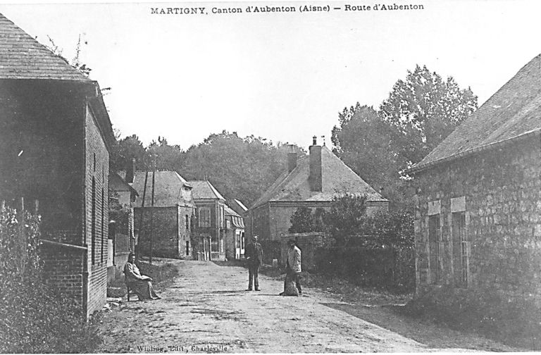 Le canton d'Aubenton : le territoire de la commune de Martigny