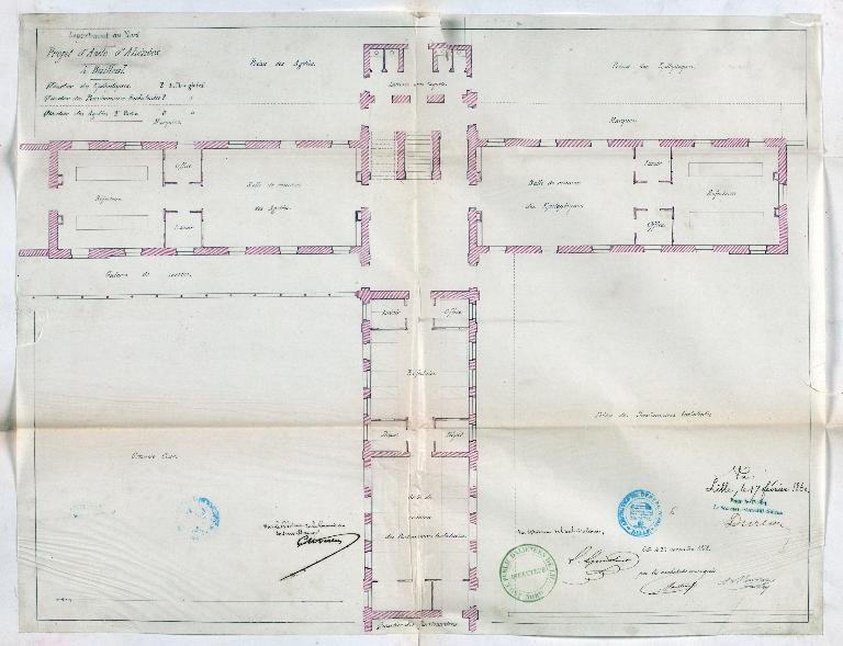 Ancien asile d'aliénés, puis hôpital psychiatrique, puis centre hospitalier spécialisé (CHS), dit établissement public de santé mentale des Flandres