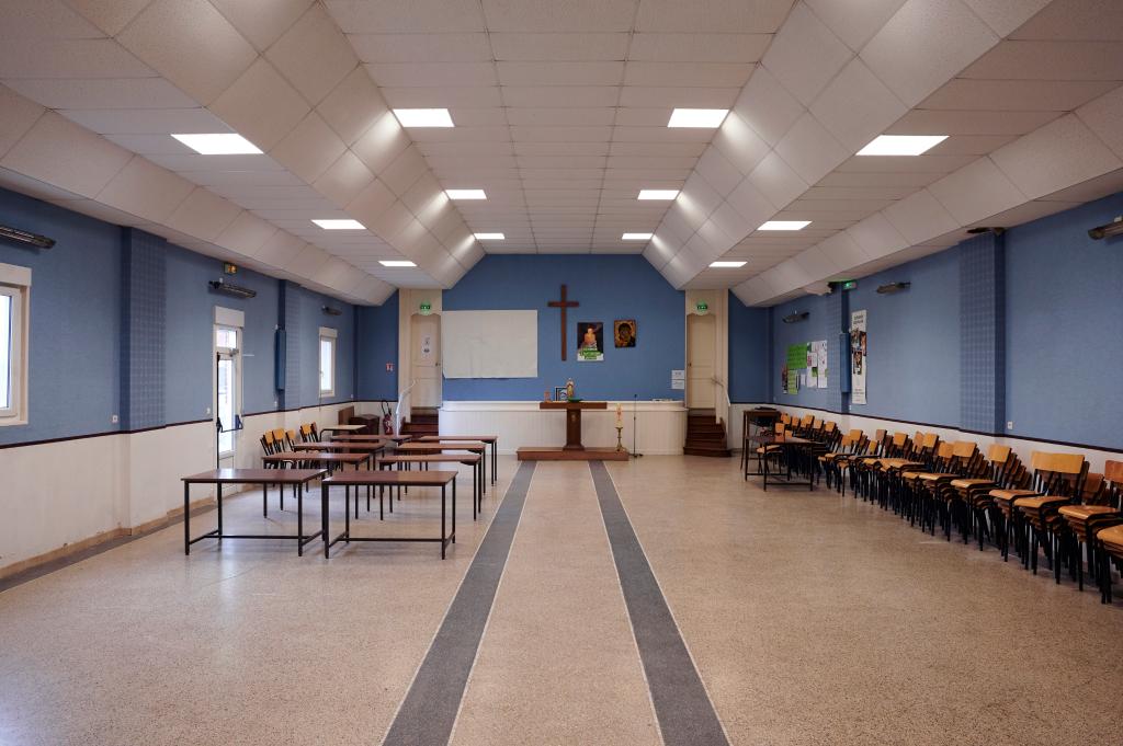 Ancienne église paroissiale provisoire, puis salle paroissiale Jeanne-d'Arc