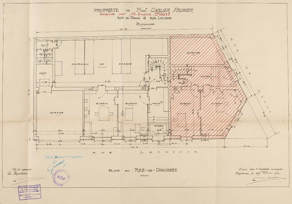 Immeuble à logements, ancienne maison et cabinet d'architecte d'Eugène Bidard et ses associés