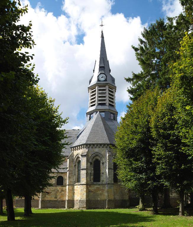 Eglise paroissiale et ancien cimetière Notre-Dame-de-l'Assomption à Athies