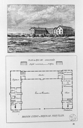 Ancien hôpital marin, dit maison Cornu pour filles, puis sanatorium Parmentier, enfin sanatorium Vincent (détruit)