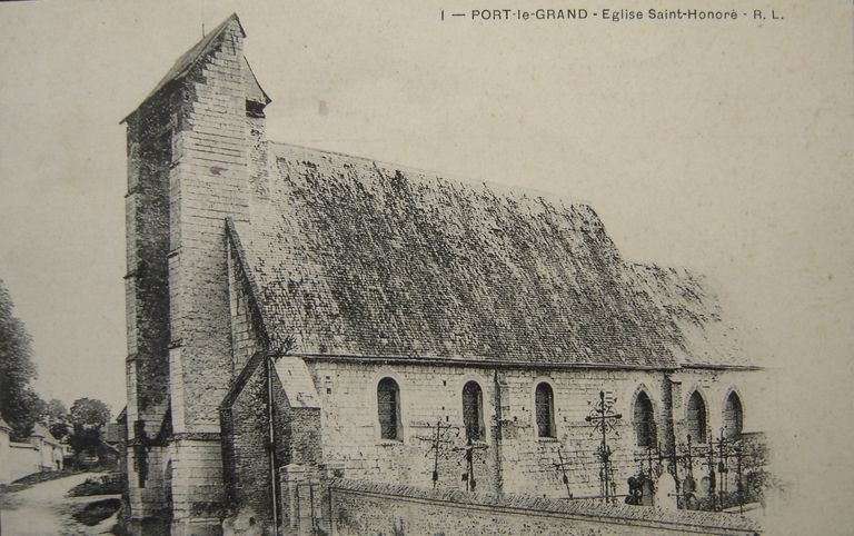 Eglise paroissiale Saint-Honoré de Port-le-Grand et ancien cimetière
