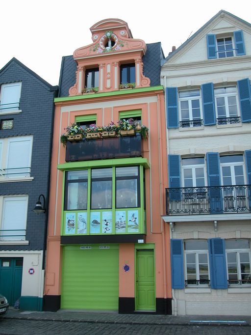 Le quartier de la Ville-Basse à Saint-Valery-sur-Somme