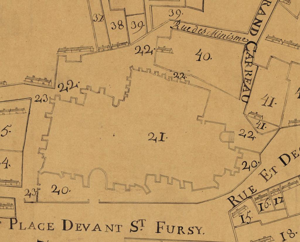 Ancienne collégiale Saint-Fursy, puis prison de Péronne (détruits)