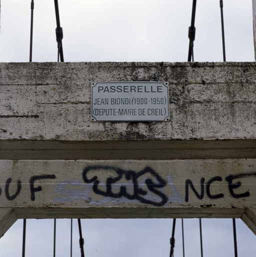 Passerelle Jean-Biondi à Villers-Saint-Paul