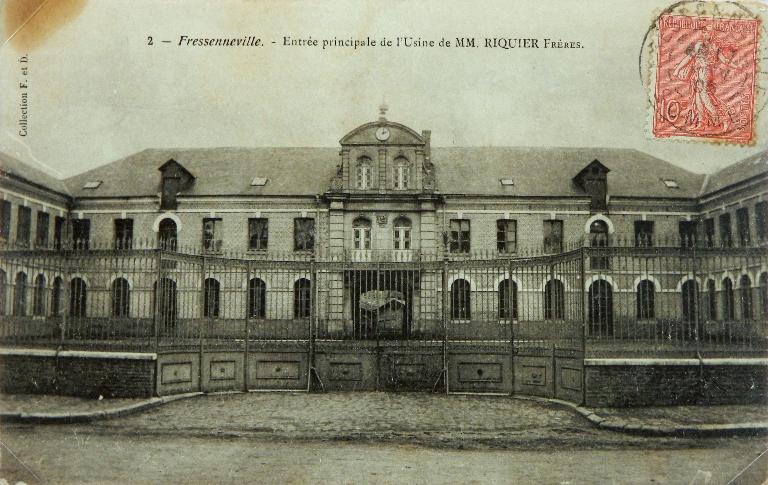 Ancienne usine de serrurerie et fonderie Charles Guerville, puis Ch. Guerville Fils et Riquier Frères, puis Guerville, Riquier et Cie puis usine de serrurerie Bricard