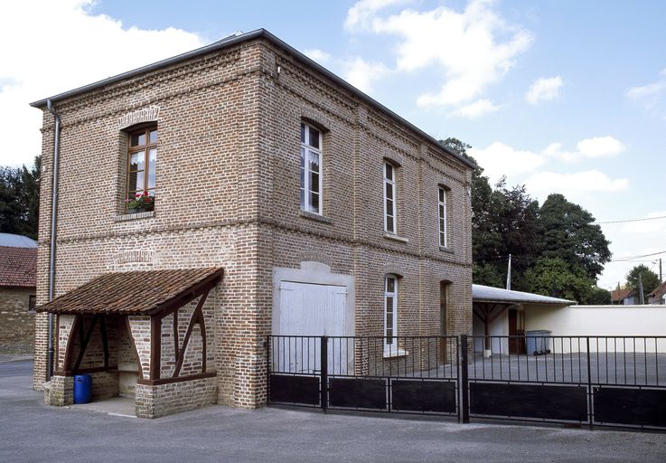 Ancienne école primaire mixte et mairie, actuelle mairie de Fransu