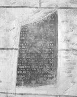 Plaque commémorative du chanoine Charles André Scotte de Velinghen