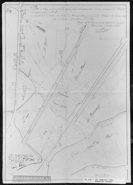 Ancienne usine de produits chimiques Fleuriet et Mohr, puis Salignat et Cie, puis sucrerie de betteraves Sucrerie Agricole de Ribécourt, puis usine d'engrais de la Société des Engrais Chimiques et Organiques (S.E.C.O.)