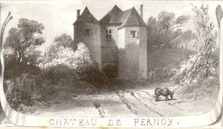 Ancien manoir des évêques d'Amiens (détruit) à Pernois