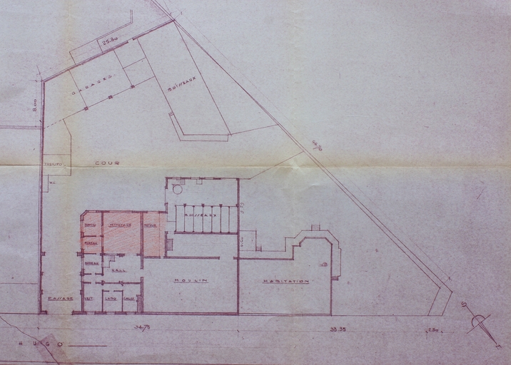 Ancienne minoterie Charles Watelle, puis Danjou et Millot ou Moulins Saint-Martin, puis Grands Moulins de Saint-Quentin