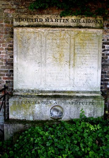 Tombeau (stèle funéraire) Edouard-Martin-Kolakosky