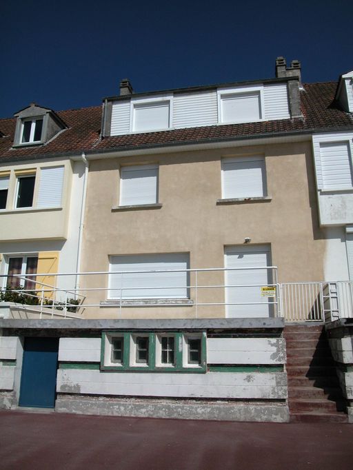 Les maisons et les immeubles de la station balnéaire de Fort-Mahon-Plage