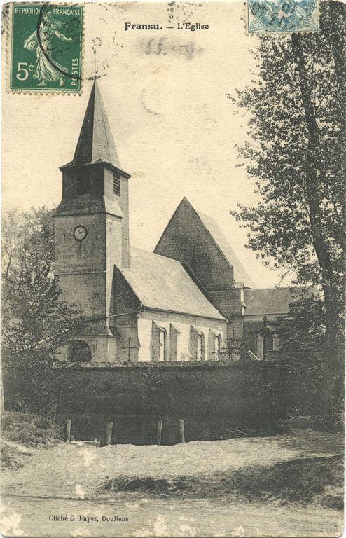 Église paroissiale Saint-Ferréol et cimetière de Fransu