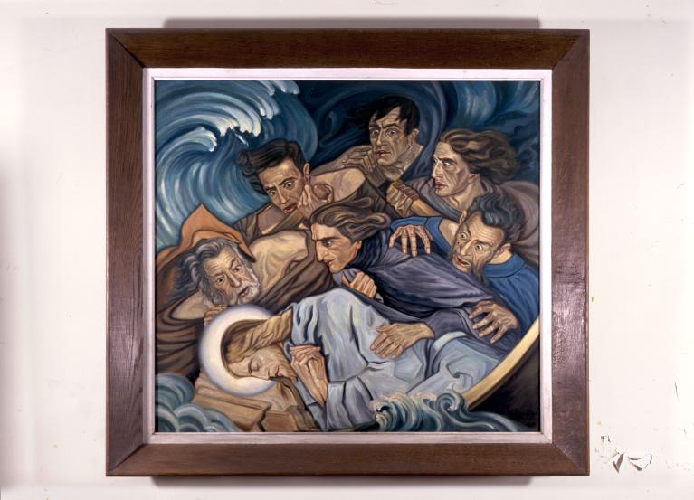 Tableau : Le Christ au lac de Tibériade réveillé par les apôtres, dit l'Apaisement de la tempête