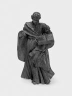 Statue (statuette) : Saint apôtre tenant un livre (saint Pierre ?)