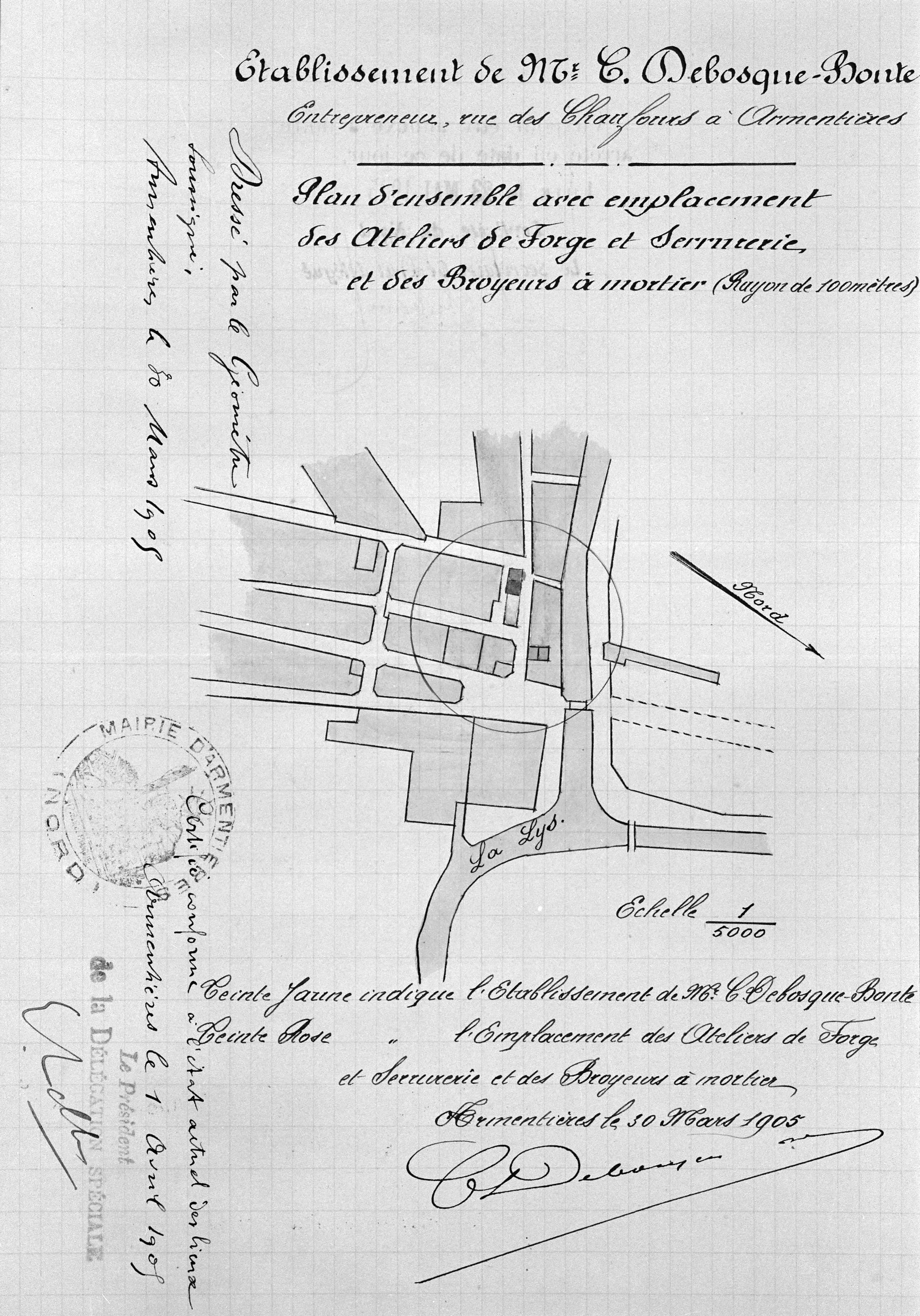Scierie Debosque-Bonté, puis usine de menuiserie MPV
