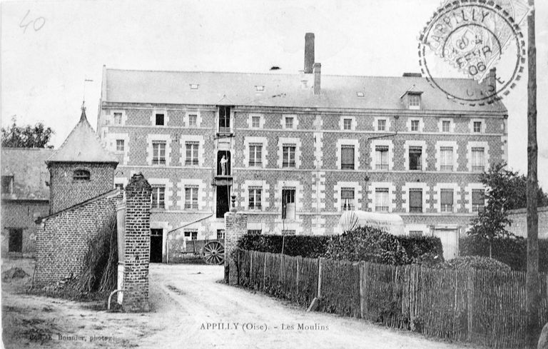 Le canton de Noyon : le territoire de la commune d'Appilly